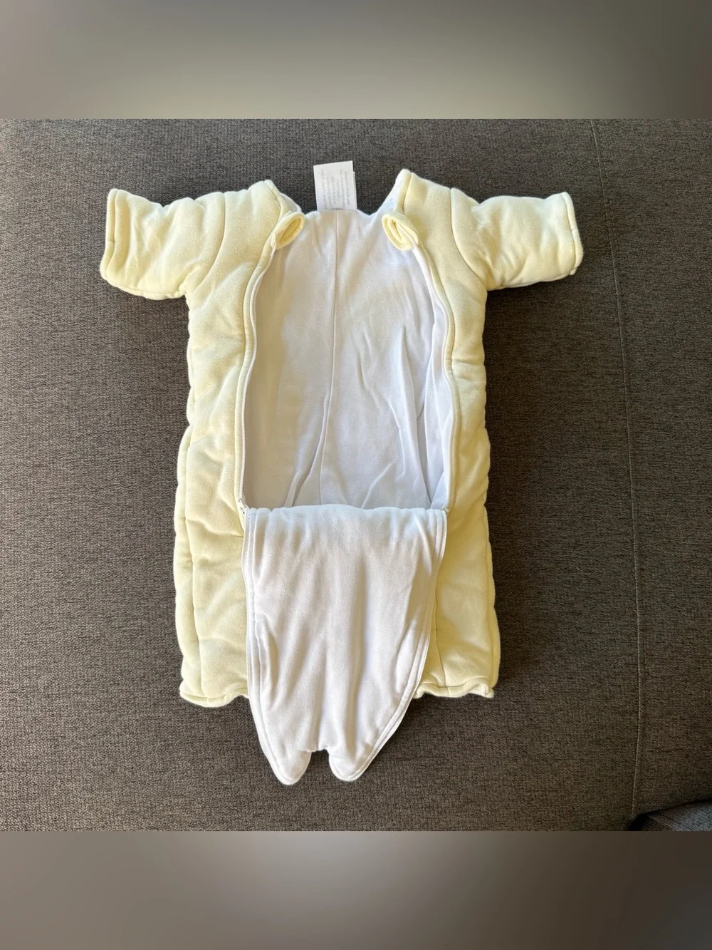 Baby Merlin's The Magic Sleepsuit Yellow Baby Boy Girl Neutral Large 6-9M